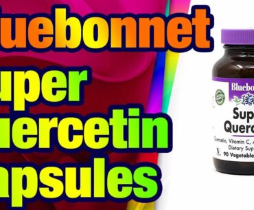 Bluebonnet BB-553 Nutrition Super Quercetin Vegetable Capsules, Vitamin C Formula, Best fo
