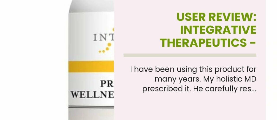 User Review: Integrative Therapeutics - ProThrivers Wellness Brain - Supports Cognitive Clarity...