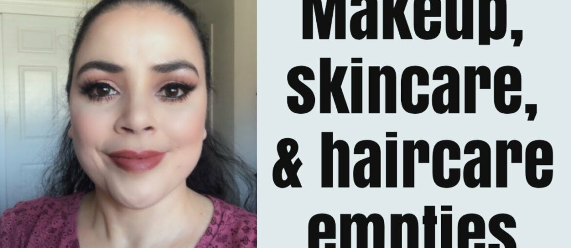 October 2020 Makeup, Skincare, and Haircare Empties