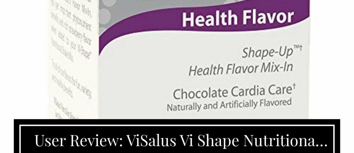 User Review: ViSalus Vi Shape Nutritional Shake Mix Sweet Cream Flavor  2 Bags (22oz each / 48...