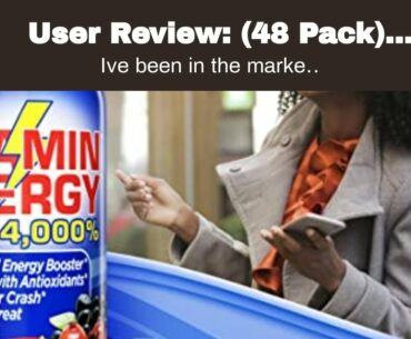 User Review: (48 Pack) VitaminEnergy Immune Shot, Zero Sugar Energy Shot, Dietary Supplements,...