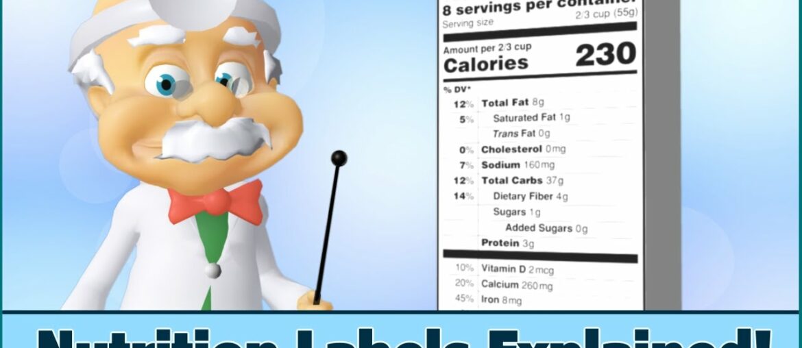 Nutrition Facts Labels - How to Read - For Kids - Dr. Smarty