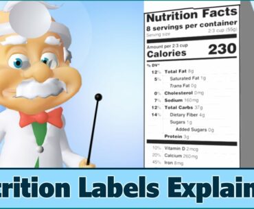 Nutrition Facts Labels - How to Read - For Kids - Dr. Smarty