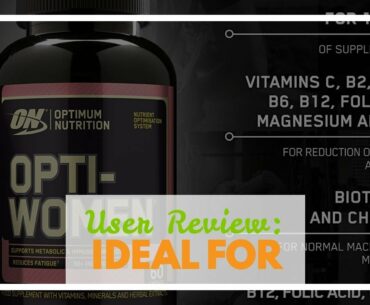 User Review: Optimum Nutrition Opti-Women, Women's Multivitamin (2-pack)