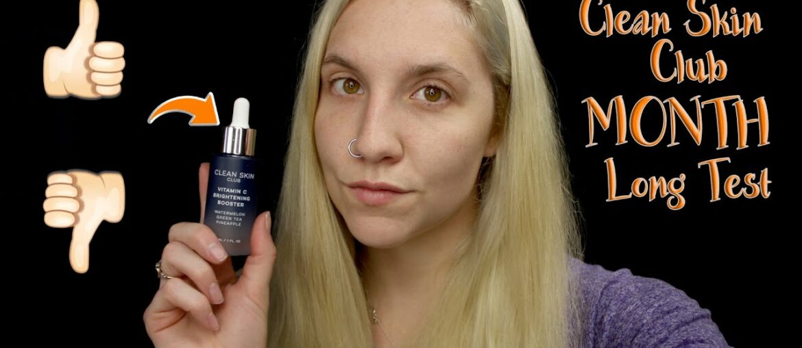 Clean Skin Club Vitamin C Booster Review | Month Long Test | Before and After Results