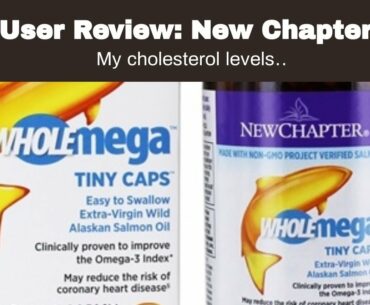 User Review: New Chapter Wholemega Fish Oil Supplement with Omega-3, Vitamin D3 and Astaxanthin...