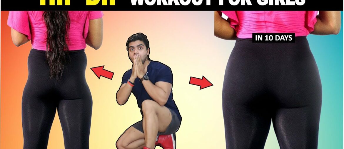 10 Mints HIP DIP Workout | by  @Vibrant Health  | No Equipment's | Home Workout