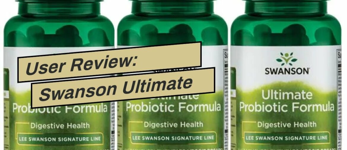 User Review: Swanson Ultimate Probiotic Formula Digestive Health Immune System Support 66 Billi...
