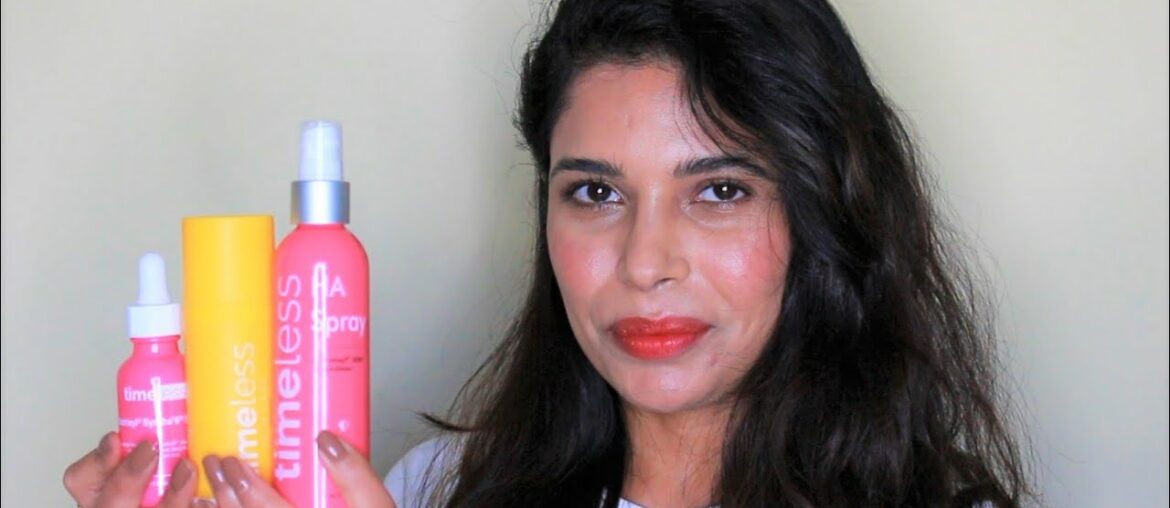 Timeless Skin Care Vitamin C Serum | Matrixyl Synthe 6 Serum | HA Spray