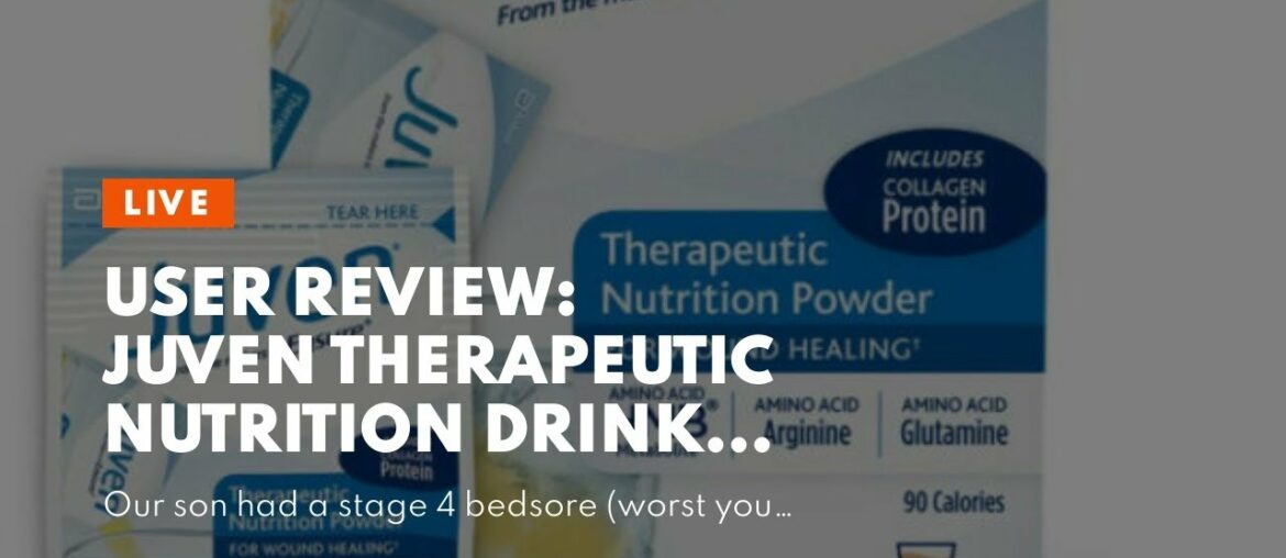 User Review: Juven Therapeutic Nutrition Drink Mix - Orange,  (30 Packets)