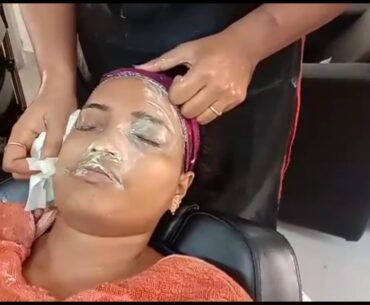 Fruit facial step by step process //vitamin C face pack //