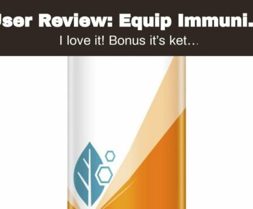 User Review: Equip Immunity Support Booster with Vitamin C, Zinc & Magnesium  Natural, Nutrien...