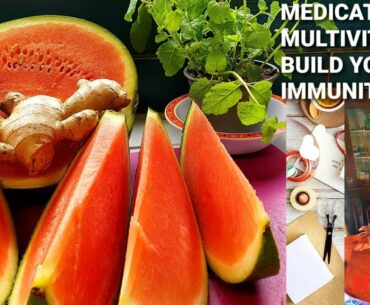 WATERMELON AND GINGER. (BUILD UP YOUR IMMUNITY THIS WEEK).