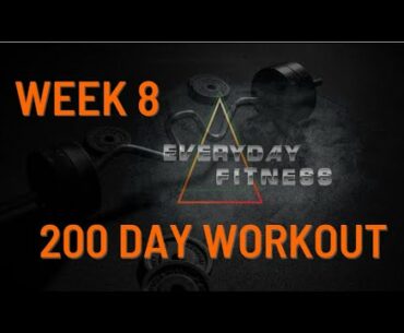 3 MUST have Nutritional Supplements to shortcut your fitness goals in Week 8 of a 200 Day Workout