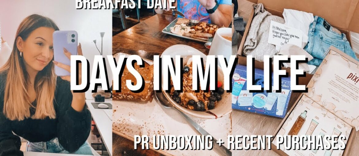 VLOG: Breakfast Date, PR Unboxing, Recent Purchases, Gym, Etc