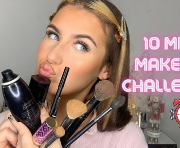 10 MINUTE GLAM MAKEUP CHALLENGE | ALEX MAYHEW