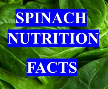 SPINACH - HEALTH BENEFITS AND NUTRITION FACTS