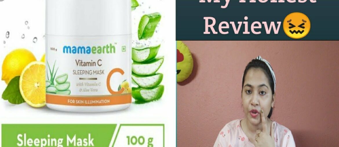 Mamaearth Vitamin C Sleeping Mask// Honest Review//Beauty mirror