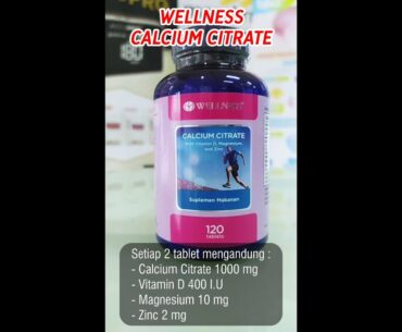 WELLNESS Calcium Citrate (Vitamin D, Magnesium, Zinc)