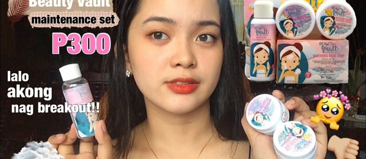 HONEST REVIEW: Beauty Vault Whitening Maintenance Set (( nah breakout ako!! )) | Shynne B