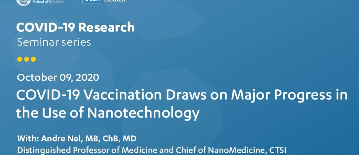 COVID-19 Research Seminar Series | October 09, 2020