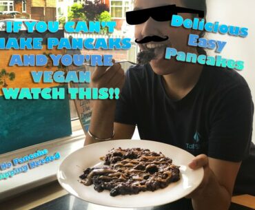 How To Make VEGAN Pancakes (Easy)