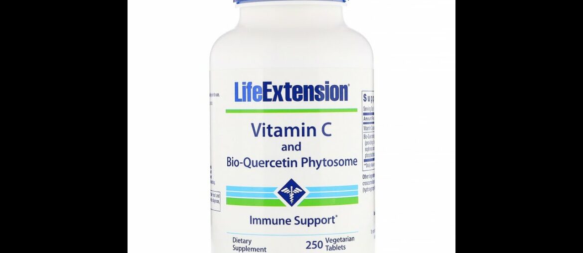 Life Extension Vitamin C with Bio-Quercetin Phytosome, 250 Tablets