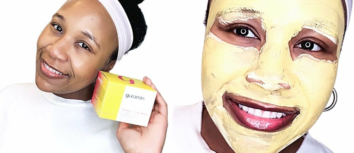 I TRIED THE GLEAMIN VITAMIN C FACE MASK