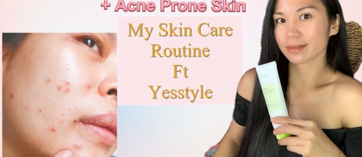 My Skincare Routine ft Yesstyle || K - Beauty in a Acne Prone skin || #yesstyleblackfriday