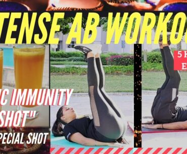 INTENSE AB Workout | Get TONED ABS | Diwali "ATOMIC IMMUNITY SHOT" | DAB 2 FITNESS