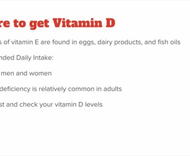 05  Vitamin D II MICRONUTRIENTS II (Learn about Nutrition, Dieting For Weight Loss, Building Muscle)