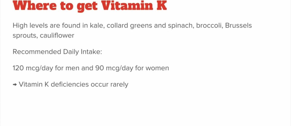 07  Vitamin K II MICRONUTRIENTS II (Learn about Nutrition, Dieting For Weight Loss, Building Muscle)