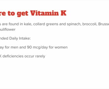 07  Vitamin K II MICRONUTRIENTS II (Learn about Nutrition, Dieting For Weight Loss, Building Muscle)