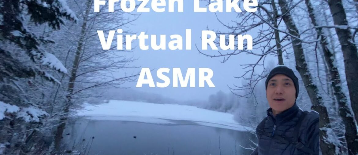 Run With Me Around A Frozen Alaskan Lake | ASMR - 1 MILE RUN