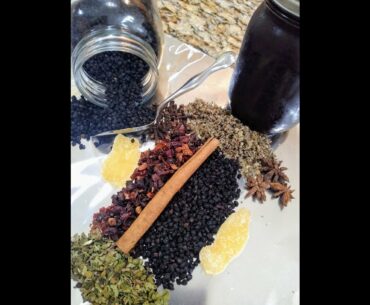 The Best 8  Herbs for Elderberry Syrup Making Kit !!!