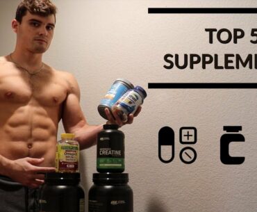 MY TOP 5 SUPPLEMENTS | LEG WORKOUT | FOOD
