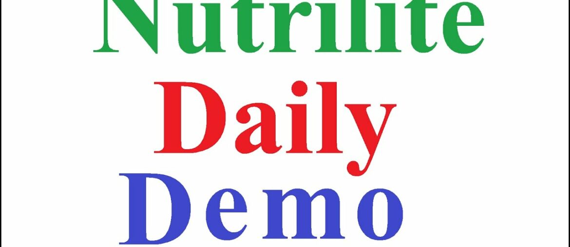 Amazing Demo of Daily Multivitamin | Phytonutrients works as Antioxidant