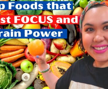 TOP FOODS THAT BOOST FOCUS, BRAIN POWER AND ATTENTION| superfoods for the brain