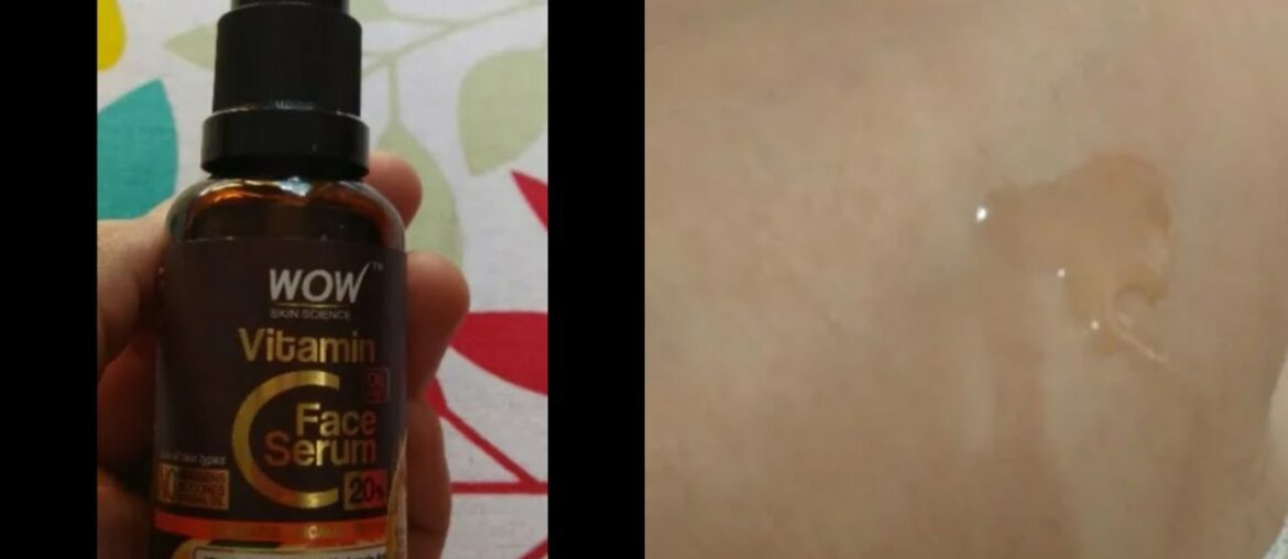 WOW VITAMIN C FACE SERUM REVIEW IN TAMIL