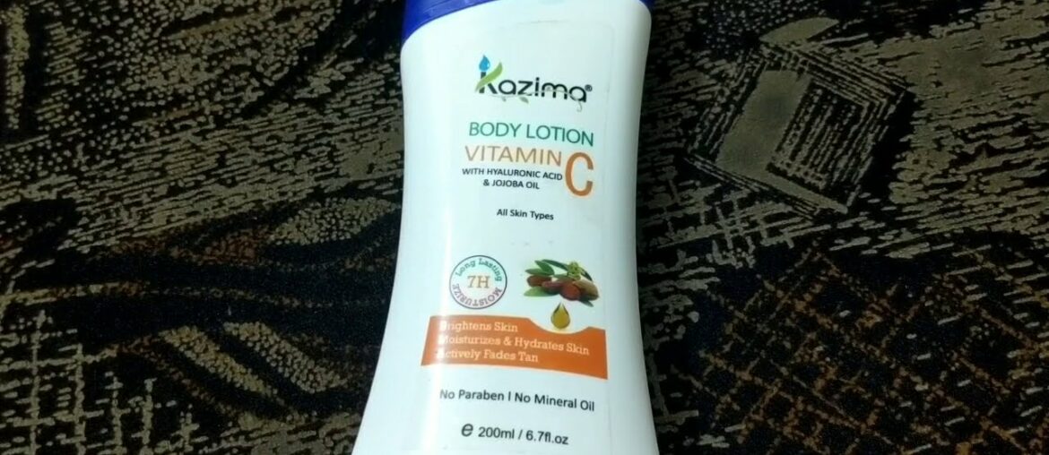 Kazima Body Lotion / Vitamin C / With Cold Cream / From Flipkart