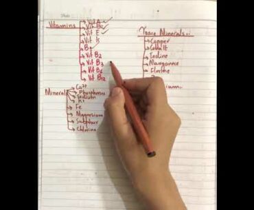 Nutrition Part 12 | Vitamins