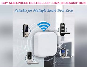 Top, Bluetooth Wifi Gateway Fingerprint Password Smart Electronic Door Lock Home Bridge Ttlock App