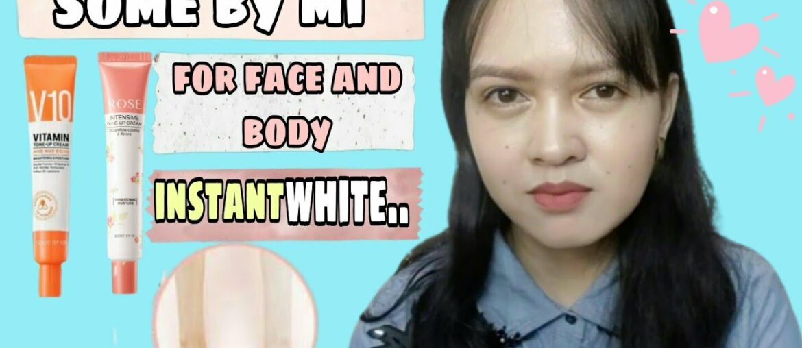 Some By Mi Rose Intensive Tone up Cream and V10 Vitamin Tone up Cream| Tagalog Review