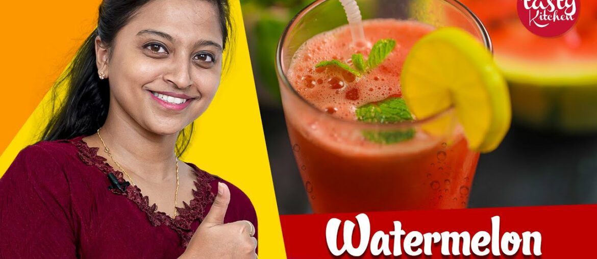 Watermelon Mint Juice | How to Make Watermelon Juice | Watermelon Smoothie