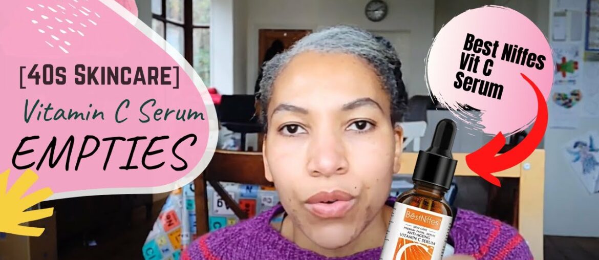 Skincare Empties | Best Niffes Vitamin C Serum Review | 40s Skincare