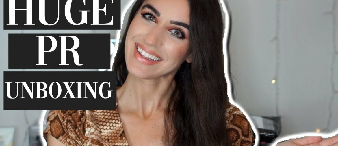 HUGE BEAUTY PR HAUL UNBOXING!! | WHAT'S NEW IN MAKEUP,  NAILS, SKINCARE & HAIRCARE!