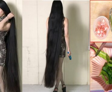 Stop Hair Fall  With Ginger Leaves, Aloe Vera & Vitamin E || Double Hair Growth at Home (100% Work)