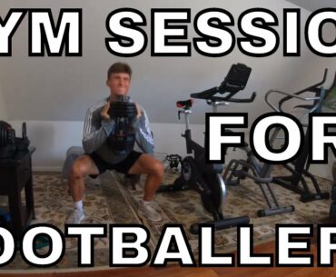 GYM SESSION FOR A FOOTBALLER | LEG WORKOUT