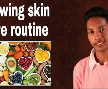 Glowing skin care routine/ secret of beauty