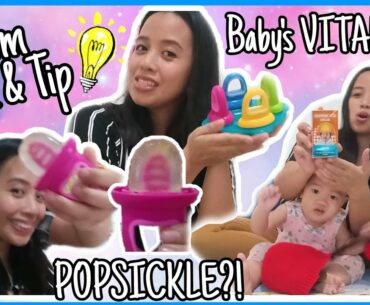 GIVING MY 1-YEAR OLD BABY  VITAMINS | MOM HACK